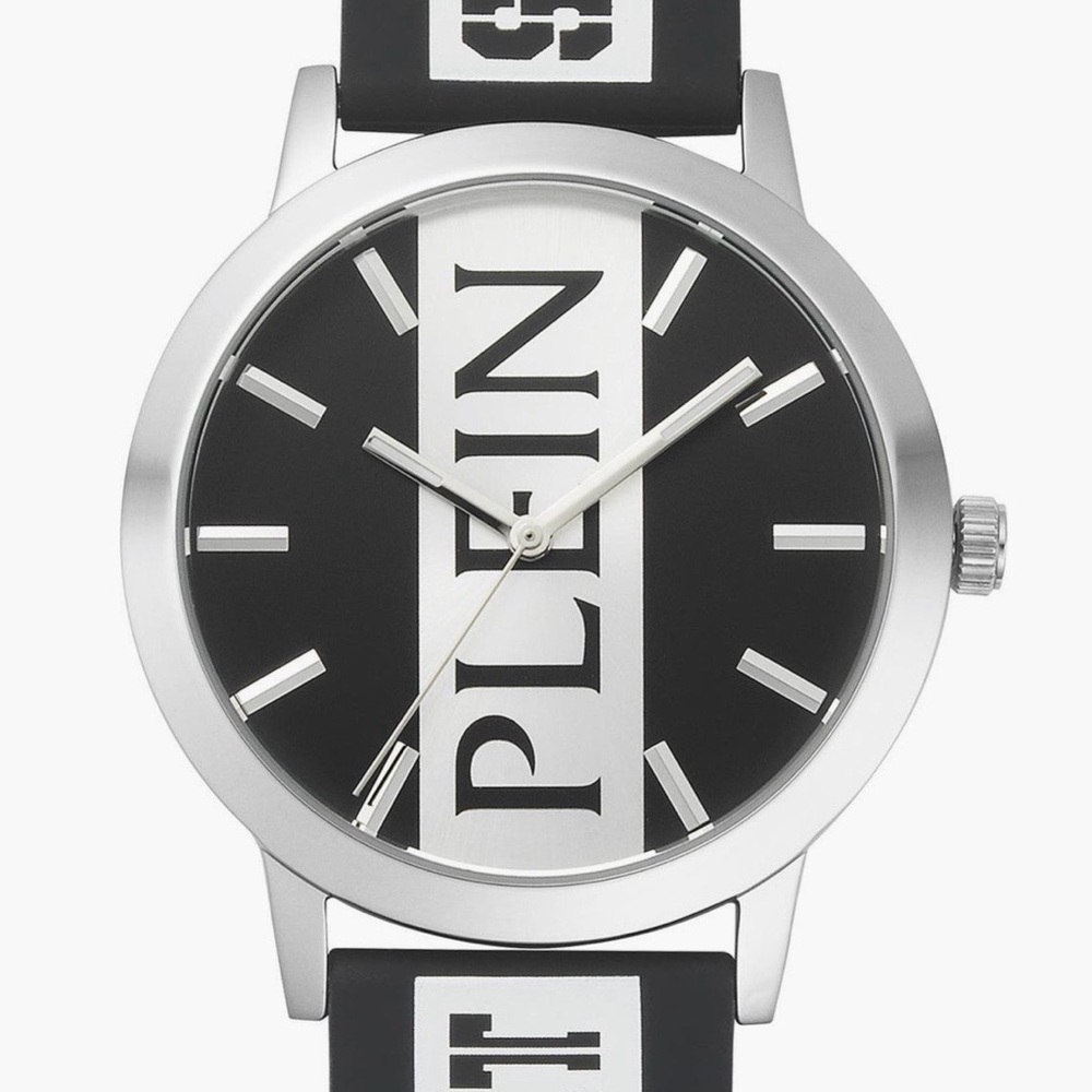 PHILIPP PLEIN SPORT Legend Three-Hand Quartz Silicone Strap Watch 41mm